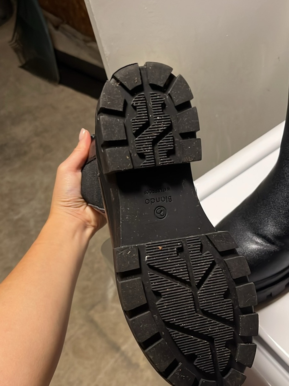 Blondo Black Waterproof Ankle Boots Size 5.5 - Picture 3 of 5